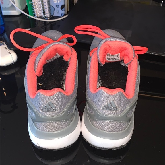 Pink and Grey Adidas Sneakers - Picture 4 of 5